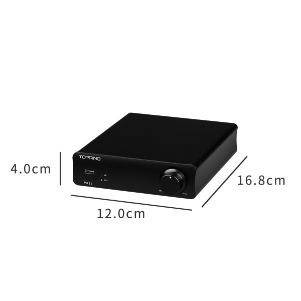 Main product image for Topping PA3s Compact Desktop Amplifier with Balanced and Unbalanced Inputs 2x80 Watt220-210